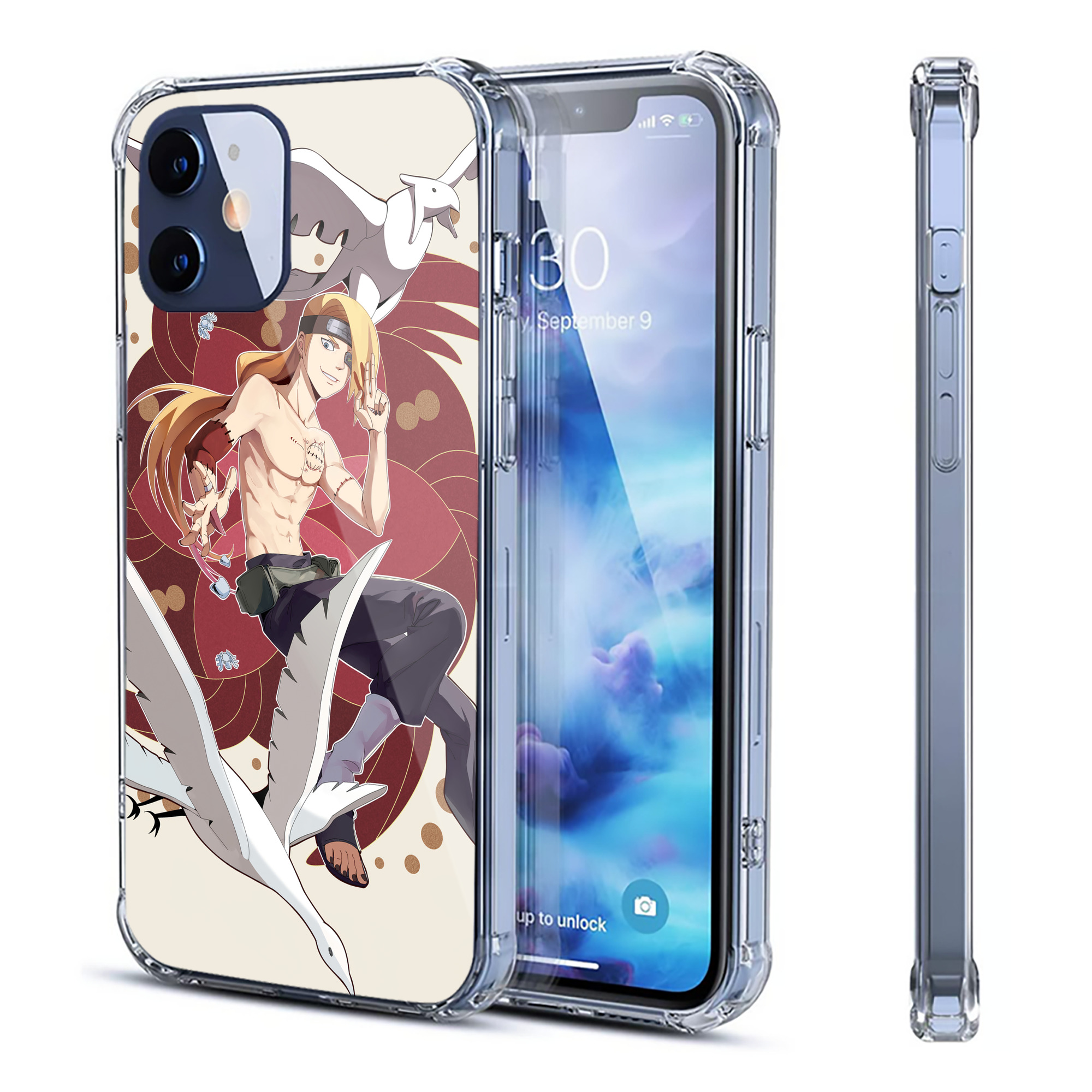 （画像用） NARUTO -ナルト- NARUTO -ナルト- 疾風伝 【iPhone 12シリーズ対応】透明スマホケース（クリアソフトケース）